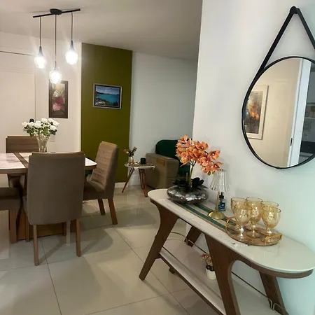 apartamento de frente para o mar com linda area de lazer-2